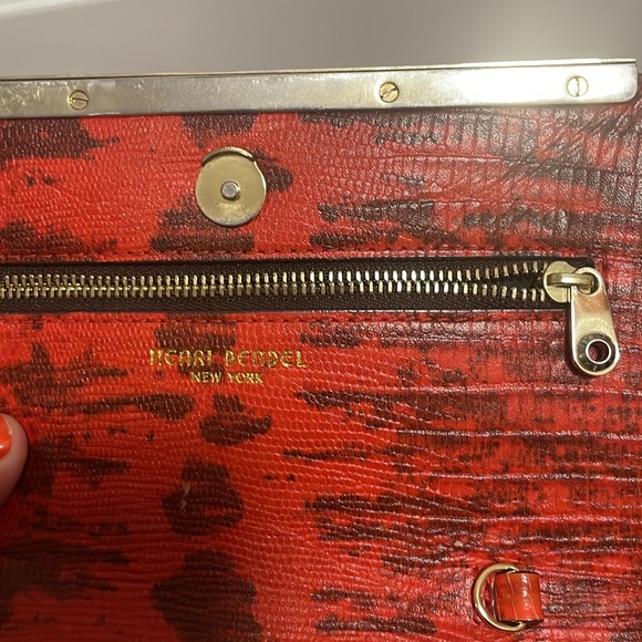 Henri Bendel New York snake print clutch - Picture 7 of 8